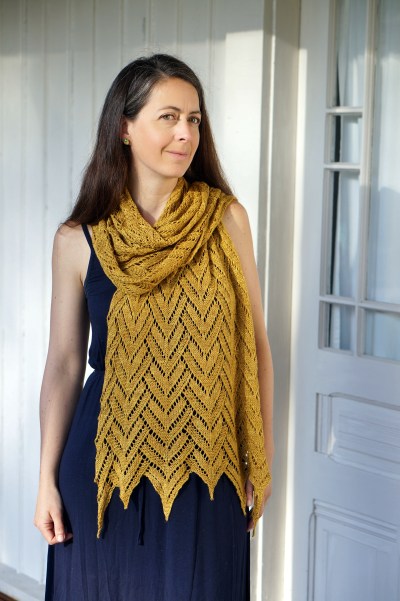 Over one shoulder smiling front